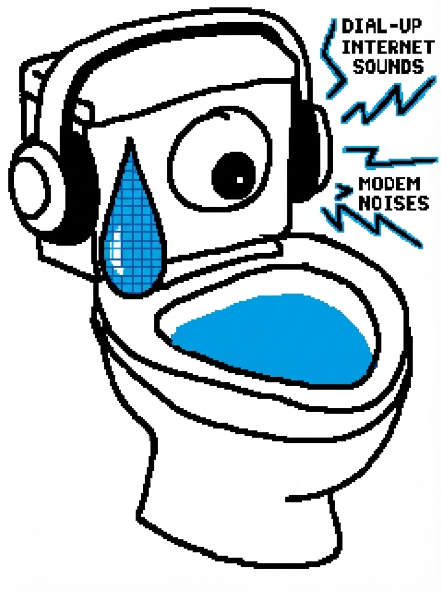 Flushy dial-up internet
